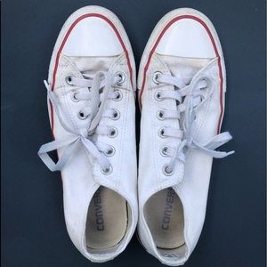 White low top converse